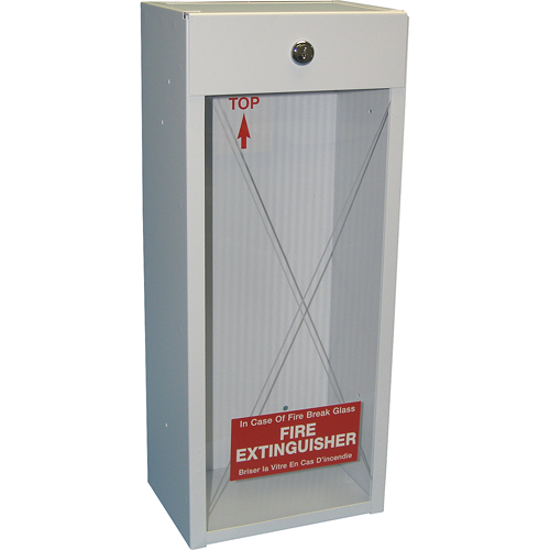 Armoires pour extincteurs mont&eacute;es sur surface, 8,5" la x 20,5" h x 6" p Distribution Jean Lapalme