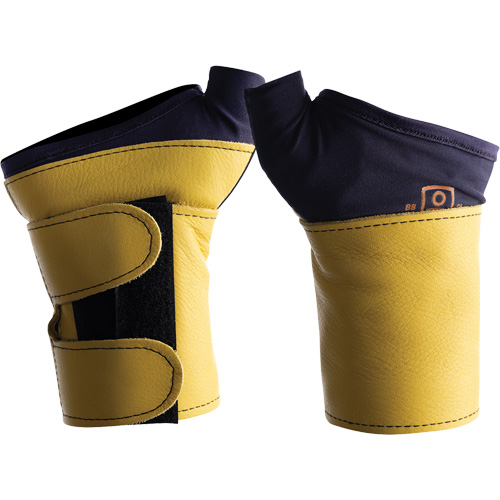 Wrist Supports, Leather/Lycra&reg;/Nylon, Left Hand, Small Distribution Jean Lapalme