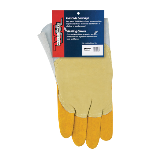 Pipeliner Welding Gloves, Split Cowhide, Size Large Distribution Jean Lapalme