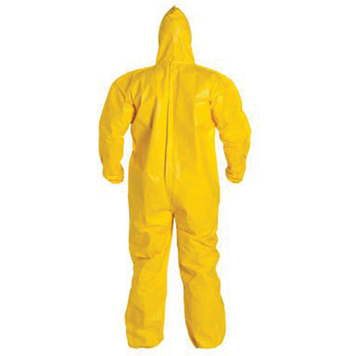 Combinaison &agrave; capuchon, Tychem 2000, 3T-Grand, Jaune Distribution Jean Lapalme