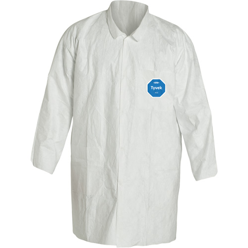 Sarrau de laboratoire, Tyvek 400, Blanc, 2T-Grand Distribution Jean Lapalme