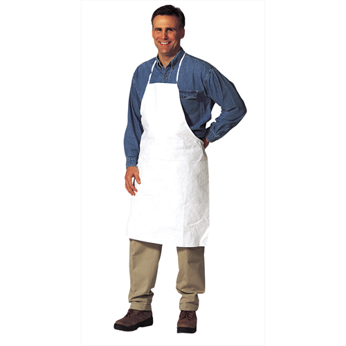 Apron, Tyvek&reg; 400, White, 28" W x 36" L Distribution Jean Lapalme