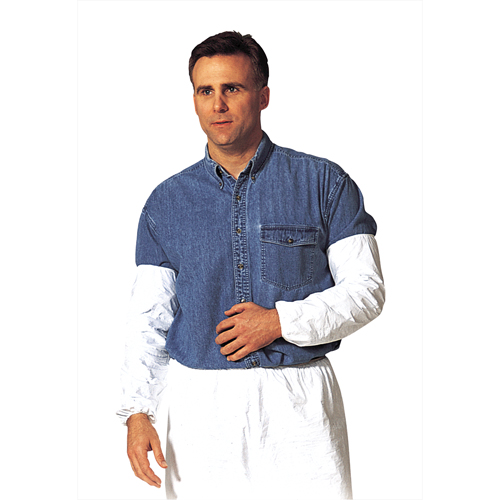 Manchettes, Longueur de 18", Tyvek 400, Blanc Distribution Jean Lapalme