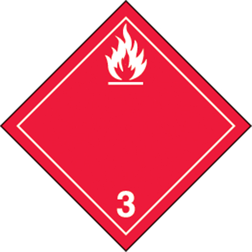 &eacute;tiquettes d'exp&eacute;dition TMD, Classe 3, Liquides inflammables, Papier Distribution Jean Lapalme