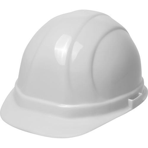 ERB Casque de s&eacute;curit&eacute; Omega II, R&eacute;pond aux normes CSA type 2, Suspension Glissement rapide, Non ventil&eacute; Distribution Jean Lapalme