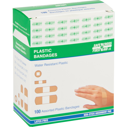 Bandages, Assorti, Plastique, St&eacute;rile Distribution Jean Lapalme