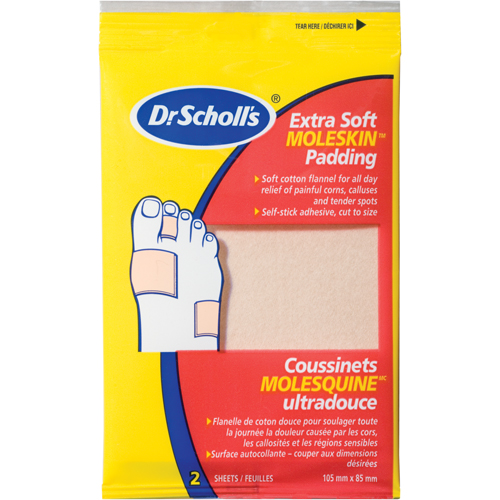 Tampons Moleskin Plus de Dr Scholl's Distribution Jean Lapalme