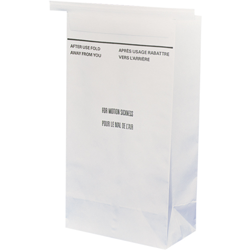 Emesis Bags For Motion Discomfort Distribution Jean Lapalme