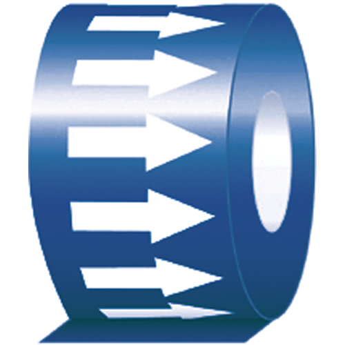 Pipe Marker, 108', White on Blue Distribution Jean Lapalme