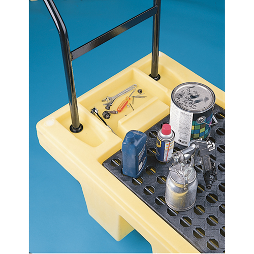 Poly-Spillcart Cart, 66.5" L x 29" W x 43.9" H, 57 US gal. Spill Cap. Distribution Jean Lapalme