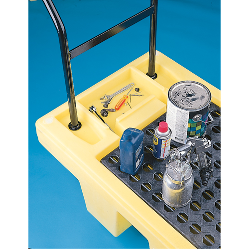 Poly-Spillcart Cart, 66.5" L x 29" W x 43.9" H, 57 US gal. Spill Cap. Distribution Jean Lapalme