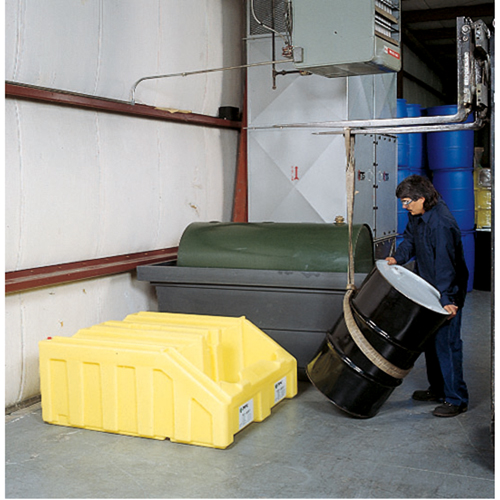 The Poly-Rack System - Poly-Racker, 49" L x 53" W x 23" H, 102 US gal. Capacity Distribution Jean Lapalme