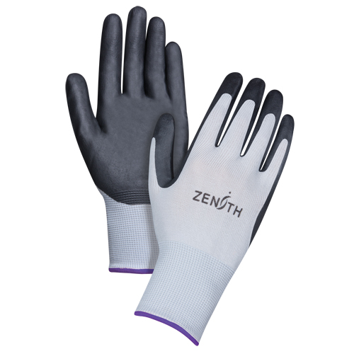 Gants l&eacute;gers enduits et respirants, 6/T-petit, R&ecirc;vetement Mousse de nitrile, Calibre 13, Enveloppe en Polyester Distribution Jean Lapalme