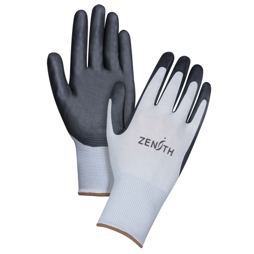 Gants l&eacute;gers enduits et respirants, 9/Grand, R&ecirc;vetement Mousse de nitrile, Calibre 13, Enveloppe en Polyester Distribution Jean Lapalme