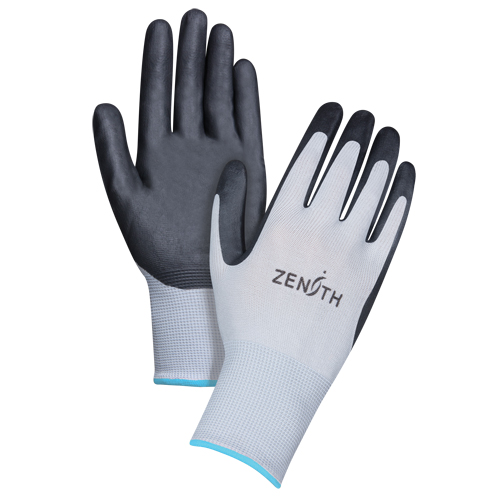 Lightweight Breathable Coated Gloves, 10/X-Large, Foam Nitrile Coating, 13 Gauge, Polyester Shell Distribution Jean Lapalme