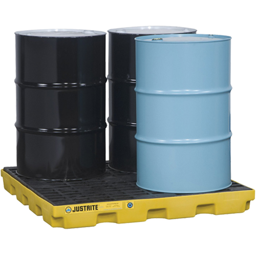 EcoPolyBlend Accumulation Centers, 49 US gal. Spill Capacity, 49" x 49" x 5.5" Distribution Jean Lapalme
