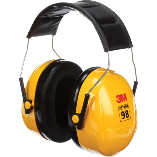 Peltor Optime 98 Series Earmuffs, Headband, 25 NRR dB Distribution Jean Lapalme