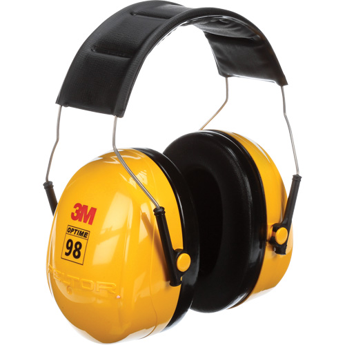 Peltor Optime 98 Series Earmuffs, Headband, 25 NRR dB Distribution Jean Lapalme