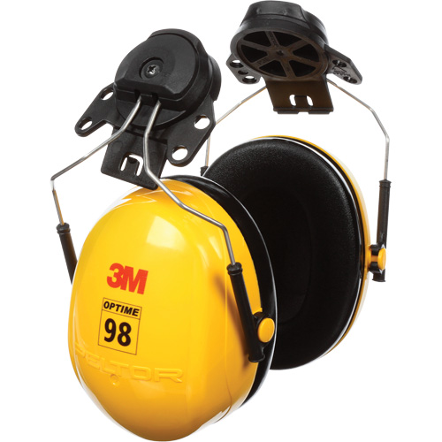 Serres-t&ecirc;tes de s&eacute;rie Peltor Optime 98, Fixation pour casque, 23 NRR dB Distribution Jean Lapalme