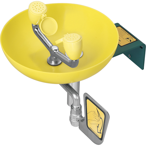 Eye/Face Wash Station, Wall-Mount Installation, Plastic Bowl Distribution Jean Lapalme