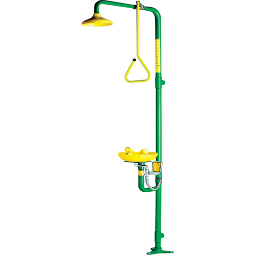 Combinaison de douche & douche oculaire a&eacute;r&eacute;e Safe-T-Zone Distribution Jean Lapalme