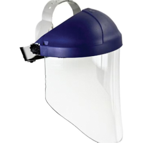 Ratchet Headgear with Faceshield, Polycarbonate, Ratchet Suspension Distribution Jean Lapalme