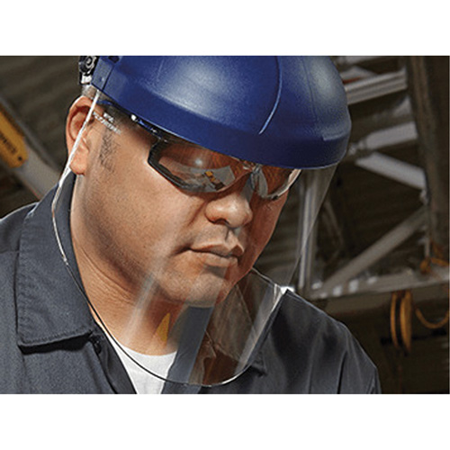Ratchet Headgear with Faceshield, Polycarbonate, Ratchet Suspension Distribution Jean Lapalme