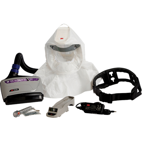 Trousse Easy-Clean pour APR motoris&eacute; TR-600 de Versaflo, Capuchon & visi&egrave;re, Pile Lithium-ion Distribution Jean Lapalme