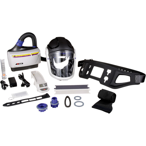 Versaflo Powered Air Purifying Respirator TR-600 Heavy Industrial Kit, Hard Hat & Faceshield, Lithium-Ion Battery Distribution Jean Lapalme