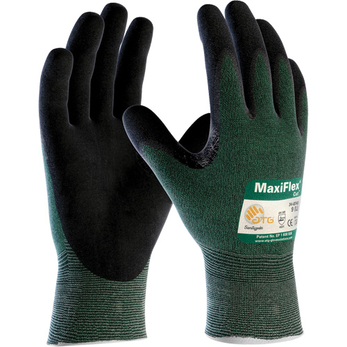 ATG MaxiFlex&reg; Cut Seamless Knit Gloves, X-Small, 15 Gauge, Foam Nitrile Coated, ANSI/ISEA 105 Level 2/EN 388 Level 3 Distribution Jean Lapalme