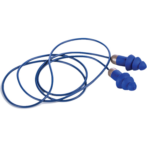 Rockets&reg; Metal Detectable Reusable Earplugs, Corded, One-Size, Bulk - Plastic Case, 27 NRR dB Distribution Jean Lapalme