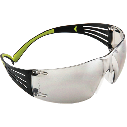 Lunettes de s&eacute;curit&eacute; SecureFit s&eacute;rie 400, Lentille Miroir int&eacute;rieur/ext&eacute;rieur, Anti-&eacute;gratignures, ANSI Z87+/R&eacute;pond ou surpasse la norme CSA Z94.3 Distribution Jean Lapalme