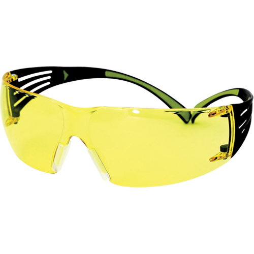 Securefit 400 Series Safety Glasses, Amber Lens, Anti-Fog/Anti-Scratch, ANSI Z87+/Meets/Exceeds CSA Z94.3 Distribution Jean Lapalme