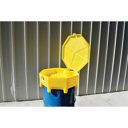 Entonnoir avec couvercle pour baril Global Ultra-Drum Funnel, 5 gal. Distribution Jean Lapalme