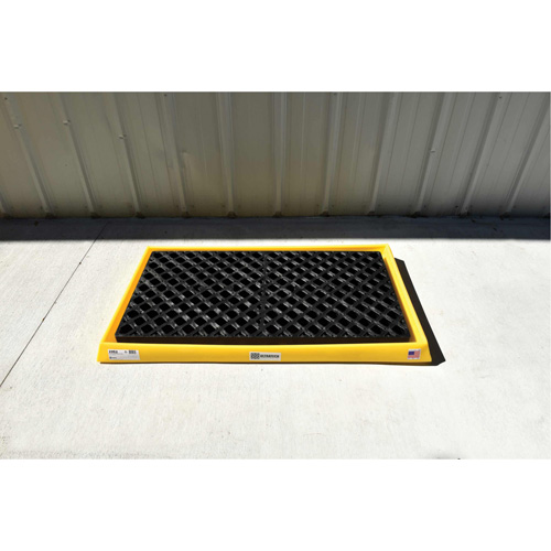 Plateaux Ultra-Containment Tray, 54" lo x 29,8" la x 3,5" h, Cap. de d&eacute;versement 14 gal. US Distribution Jean Lapalme