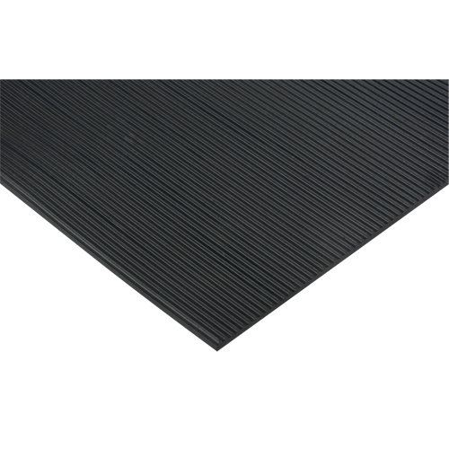 Tapis &agrave; canal &eacute;troit, Couloir, 3' x 12'6" x 1/8", Noir Distribution Jean Lapalme