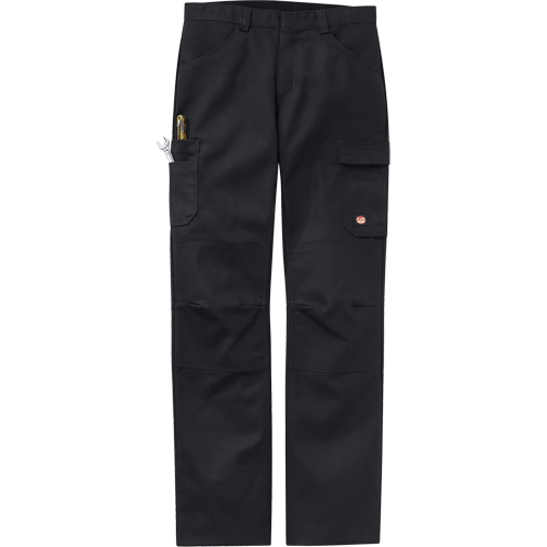 Performance Shop Pants, Canvas/Cotton/Polyester, Black, Size 30, 37 Inseam Distribution Jean Lapalme