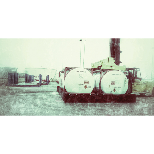 Berme pour r&eacute;servoir simple ISO, Capacit&eacute; 3590 gal., 24' la x 10' lo x 24" h, Support en L Distribution Jean Lapalme