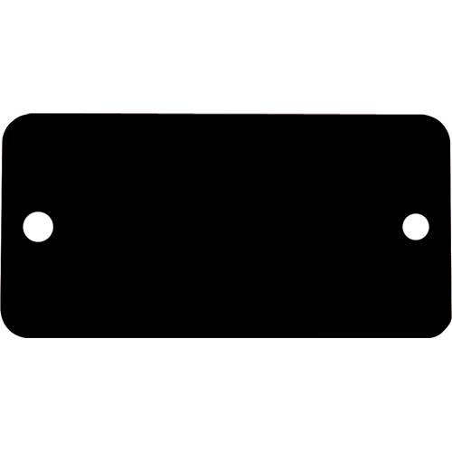 Blank Tags, Aluminum, 3" W x 1" H Distribution Jean Lapalme