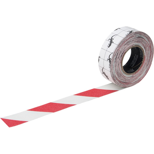 Premium Anti-Skid Tape, 2" x 60', Red & White Distribution Jean Lapalme
