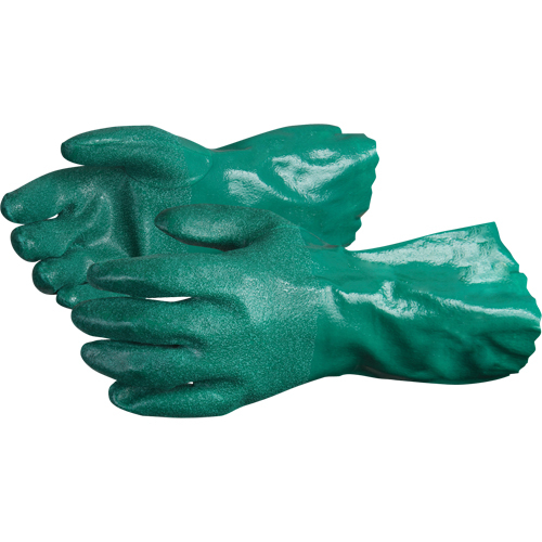Gants Chemstop avec prise en poudre de c&eacute;ramique, Taille Moyen/8, 12" lo, Nitrile, Doublure en Jersey de coton, 40-mil Distribution Jean Lapalme