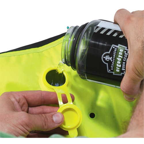Vestes refroidissantes &agrave; &eacute;vaporation s&egrave;che Chill-Its 6685, Moyen, Jaune lime haute visibilit&eacute; Distribution Jean Lapalme