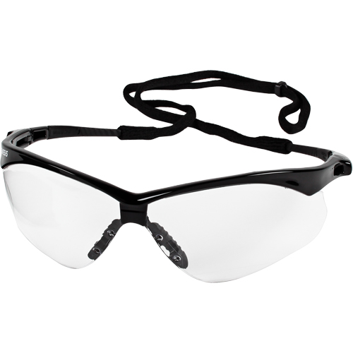 Lunettes de s&eacute;curit&eacute; Nemesis de Kleenguard, Lentille Transparent, Antibu&eacute;e, ANSI Z87+/R&eacute;pond ou surpasse la norme CSA Z94.3 Distribution Jean Lapalme