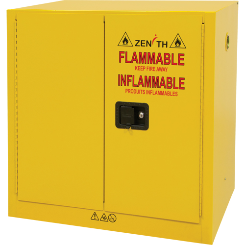 Flammable Storage Cabinet, 22 gal., 2 Door, 35" W x 35" H x 22" D Distribution Jean Lapalme