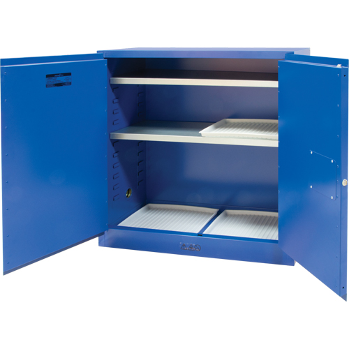 Armoire pour liquides corrosifs, 30 gal., 43" x 44" x 18" Distribution Jean Lapalme