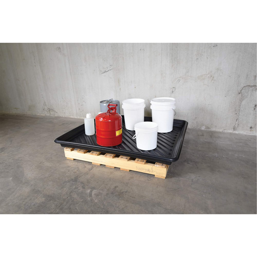 Ultra-Utility Trays&reg;, 36" L x 36" W x 4.75" H, 27 US gal. Spill Capacity Distribution Jean Lapalme