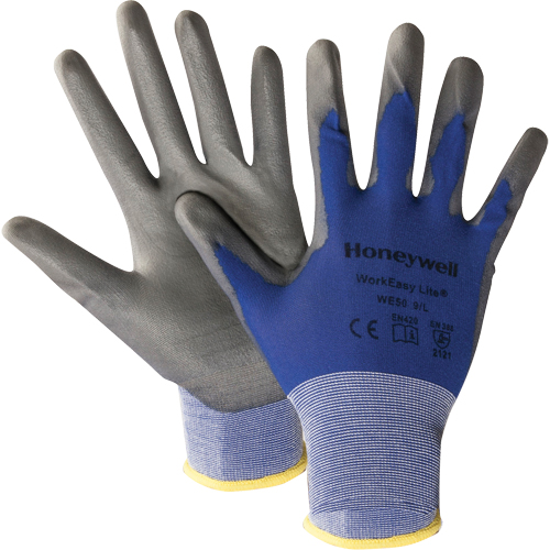 North&reg; Workeasy&reg; WE50 Lite Gloves, 9/Large, Polyurethane Coating, 18 Gauge, Nylon Shell Distribution Jean Lapalme