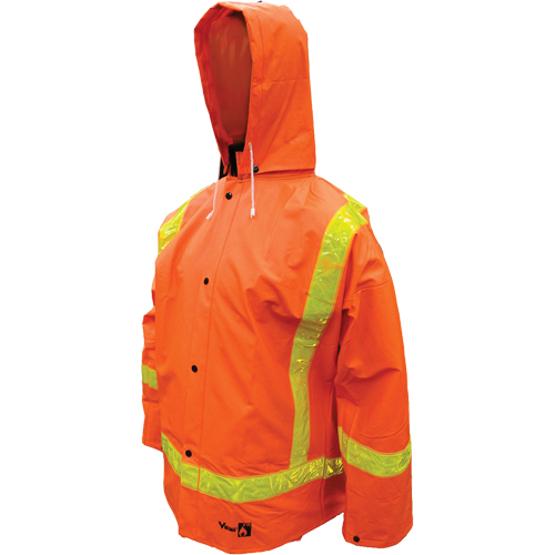Open Road FR PVC Rain Suits, Small, Orange Distribution Jean Lapalme