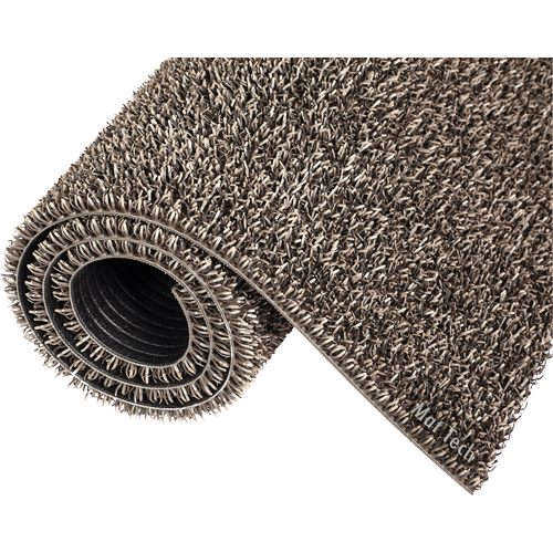 Astro-Plus Mat, Polyethylene, Scraper Type, Textured Pattern, 3-3/10' x 4', Brown Distribution Jean Lapalme