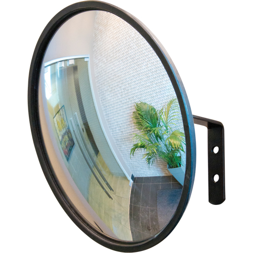 Miroir convexe avec support, Int&eacute;rieur/Ext&eacute;rieur, Diam&egrave;tre 12" Distribution Jean Lapalme
